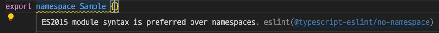 ES2015 모듈을 권장하는 eslint